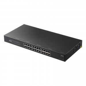 LAN-GIH5PSEPD【ギガビットスイッチングハブ（5ポート、PoE受電給電両