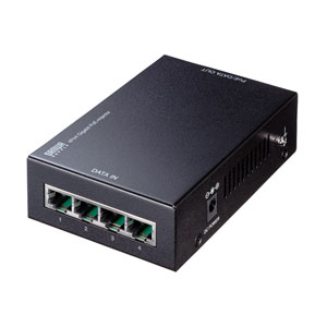 LAN-GIH5PSEPD【ギガビットスイッチングハブ（5ポート、PoE受電給電両