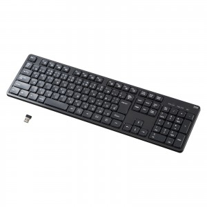 SKB-WL38SETBK【ワイヤレス静音キーボードマウスセット（テンキーなし